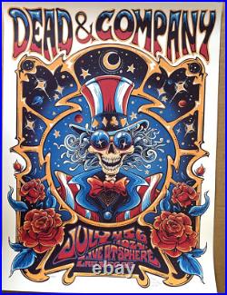 Dead & Company July 4 VIP AP Poster Vegas Sphere Uncle Sam SIGNED S/N #/100 Zazz