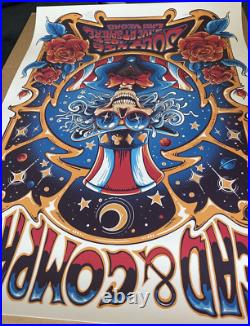 Dead & Company July 4 VIP AP Poster Vegas Sphere Uncle Sam SIGNED S/N #/100 Zazz