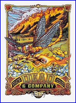 Dead & Company June 10th 2017 N2 Boulder Colorado Poster Aj Masthay Mint Low#