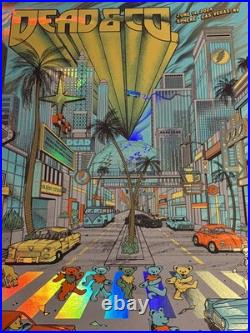 Dead & Company June 14, 2024 Poster Kreutzmann Error Foil Las Vegas, Nv