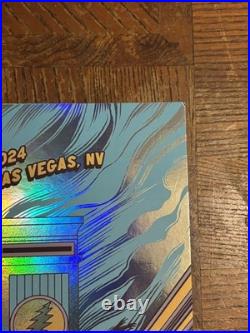 Dead & Company June 14, 2024 Poster Kreutzmann Error Foil Las Vegas, Nv