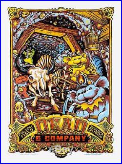 Dead & Company June 9th Boulder Colorado Poster S/n Aj Masthay 1st Edition Mint