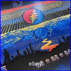 Dead & Company Las Vegas Sphere 6/22/24 June Rainbow Foil Biffle Poster #d /315