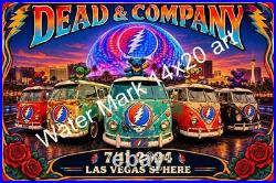 Dead & Company Las Vegas Sphere POSTER by Jaye 2024