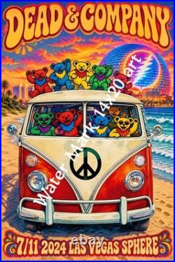 Dead & Company Las Vegas Sphere POSTER by Jaye 2024