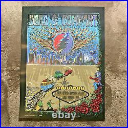 Dead & Company MGM Grand Arena 2017 Las Vegas FOIL Poster M. DuBois (AE)