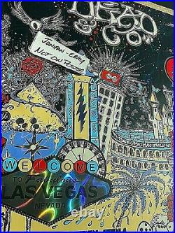 Dead & Company MGM Las Vegas 11-27 2015 (N1) Original LAVA FOIL Signed AP Poster