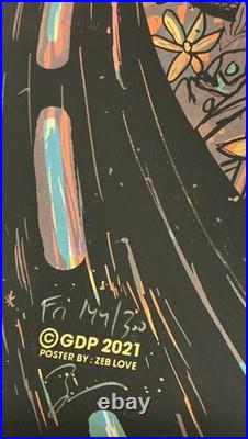 Dead & Company Mansfield 2021 Poster- Zeb Love-Rare Show Edition signed numbered