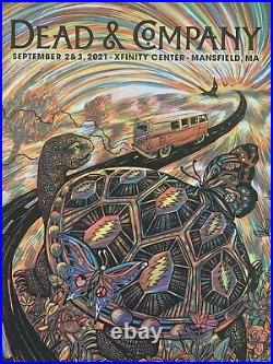 Dead & Company Mansfield Poster 2021 Zeb Love Signed and Numbered #/300