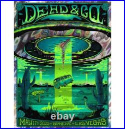 Dead & Company May 17 5/17 2025 Las Vegas Sphere LAVA FOIL Jim Mazza /335 Poster