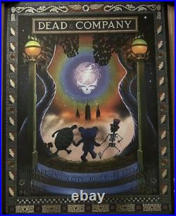 Dead & Company NYC Citi Field Foil Concert Poster 6/21-6/22/2023 18x24 Official