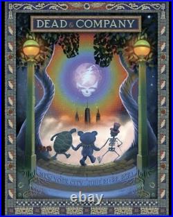Dead & Company NYC Citi Field Foil Concert Poster 6/21-6/22/2023 18x24 Official Dead & Company NYC Citi Field Foil Concert Poster 6/21-6/22/2023 18x24 Official