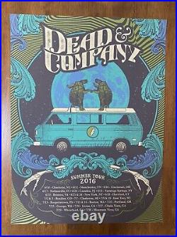 Dead & Company OFFICIAL Summer Tour Concert Poster 2016 LE/5000