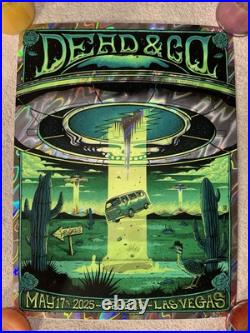 Dead & Company Online Foil Sphere Poster 5/17/2025 (Mazza)