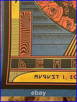 Dead & Company POSTER Las Vegas 8/1/24 Sphere #ed Jerry Garcia Birthday Limited