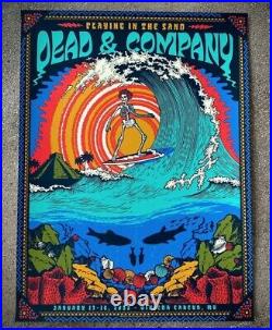 Dead & Company Playing In The Sand PITS Poster Week 2 2022 AP S/N #/100 Mexico