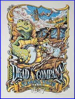 Dead & Company Poster 2017 Summer Tour. Limited Ed. AJ Masthay signed, Numbered