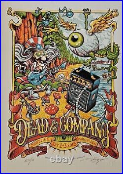 Dead & Company Poster 2018 Shoreline By AJ Masthay AE 92 / 100 Signed Embossed