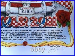 Dead & Company Poster 2021 concert tour aj masthay limited edition