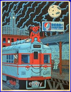 Dead & Company Poster 2022 Chicago wrigley field concerts owen murphy art