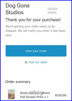 Dead & Company Poster (5/15, 5/16, 5/17) FOIL SPHERE Dylan Goldberger IN HAND