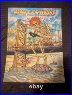 Dead & Company Poster August 2021 Philadelphia Citizens Bank Park
