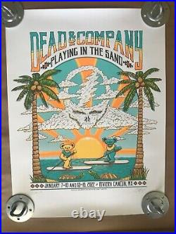 Dead & Company Poster- Cancun, MX Playing in the sand