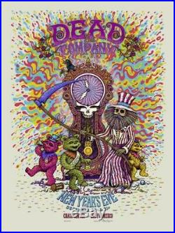 Dead & Company Poster Chase Center SF NYE 2019 Marq Spusta Grateful Dead IN HAND