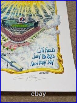 Dead & Company Poster Citifield July 15, 2022 #502/1800 AJ Masthay Signed