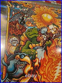 Dead & Company Poster FOIL Summer Tour 2018 AJ Masthay S/N AE #/50 Grateful Co