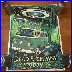 Dead & Company Poster Foil 8/1/2025 SF Golden Gate Park Jim Mazza #/2285 Mint