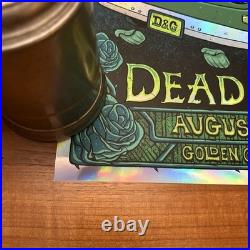 Dead & Company Poster Foil 8/1/2025 SF Golden Gate Park Jim Mazza #/2285 Mint