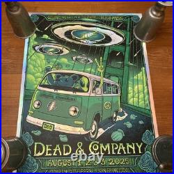 Dead & Company Poster Foil 8/1/2025 SF Golden Gate Park Jim Mazza #/2285 Mint
