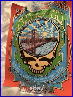 Dead & Company Poster GGP San Francisco 2025 60th Anniversary 8/3/25