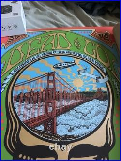 Dead & Company Poster GGP San Francisco 2025 60th Anniversary 8/3/25