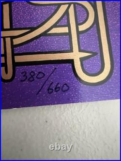 Dead & Company Poster Las Vegas Sphere 4/18/2025 Grateful Dead 380/660