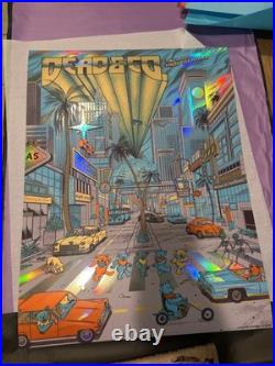 Dead & Company Poster Las Vegas Sphere Foil /530 Billy Kreutzmann Error