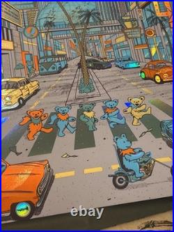 Dead & Company Poster Las Vegas Sphere Foil /530 Billy Kreutzmann Error