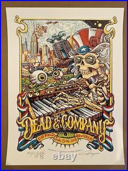 Dead & Company Poster New York Citi Field June 2018 AJ Masthay AE Doodled S/N