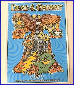 Dead & Company Poster S/N Citizens Park Phila Greg Gordon Gigart Liberty Bell