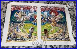 Dead & Company Poster Set 6/24 6/25 Fenway Park Boston Signed Masthay 183