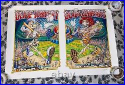 Dead & Company Poster Set 6/24 6/25 Fenway Park Boston Signed Masthay 183