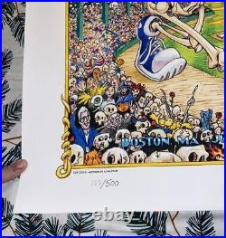 Dead & Company Poster Set 6/24 6/25 Fenway Park Boston Signed Masthay 183