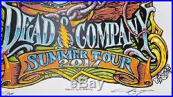 Dead & Company Poster VIP 2017 Summer Tour SIGNED NUMBERED AJ Masthay