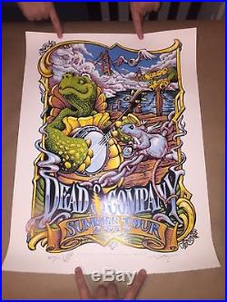 Dead & Company Poster Wharf Rat Summer Tour 2017 VIP Grateful Dead And Company