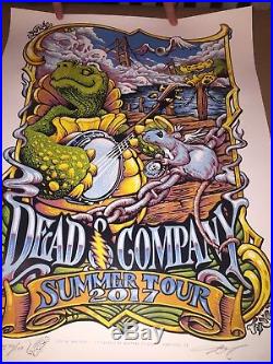 Dead & Company Poster Wharf Rat Summer Tour 2017 VIP Grateful Dead And Company