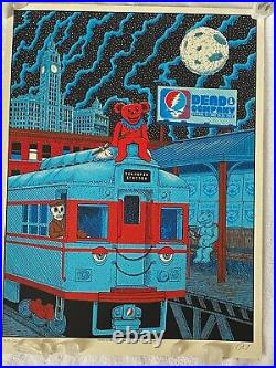 Dead & Company Poster Wrigley Field Chicago Poster OWEN MURPHEY Signed #/2420