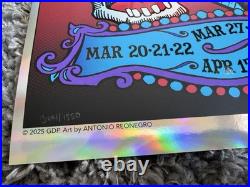 Dead & Company Purple Scratch Off 2025 Residency FOIL Poster Sphere Las Vegas