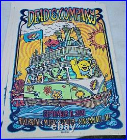Dead & Company Riverbend Music Center, OH 9-11-21 Show Poster