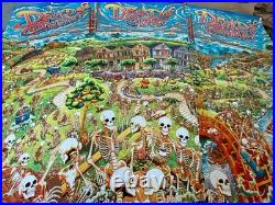 Dead & Company SE 3 POSTER SET Golden Gate Park SF AUG 2025 #/2560 miles tsang